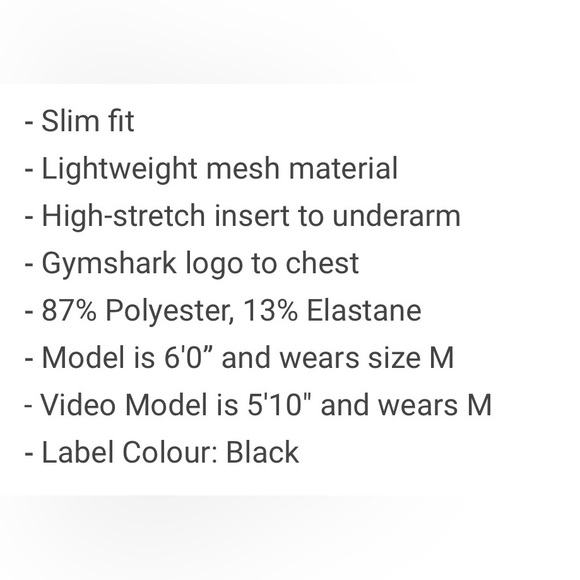 Gymshark Apex Mesh T-Shirt - Picture 9 of 9